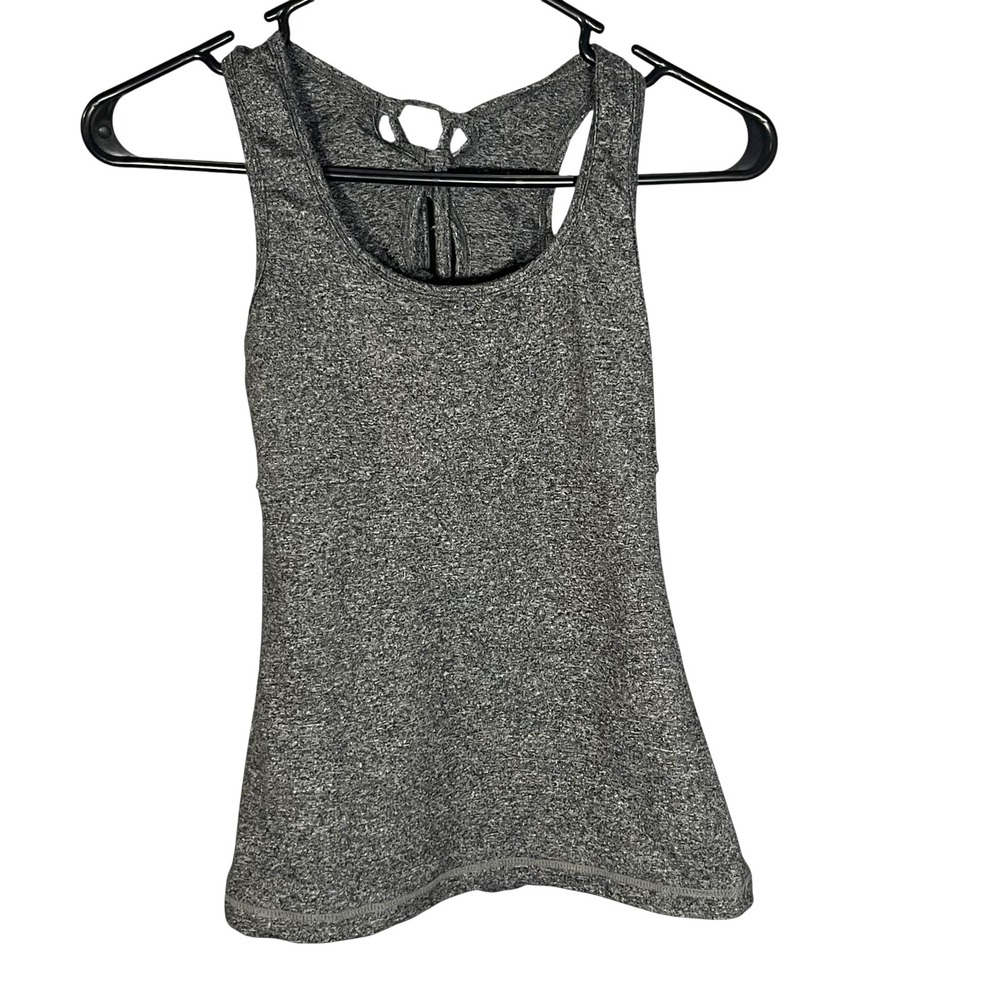 Lululemon Women's Gray Tie Back Workout Tank Top Small